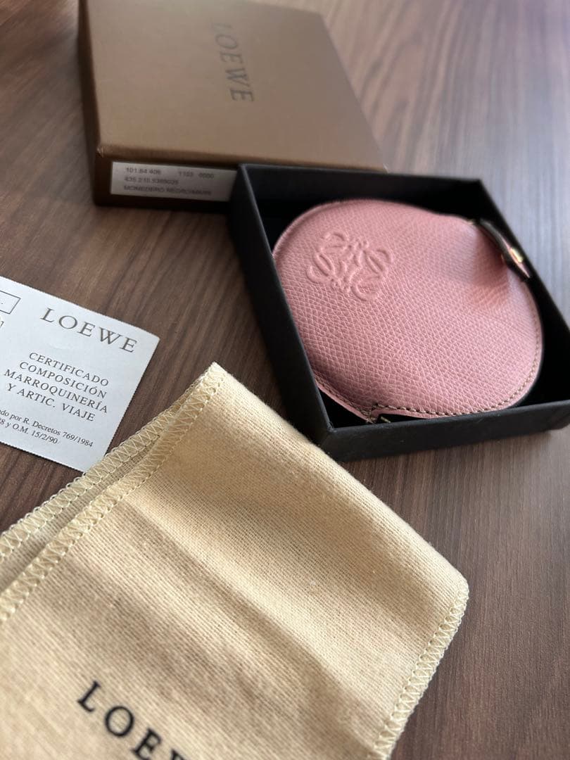 ロエベ・LOEWE☆ケース・小銭入れ☆ピンク