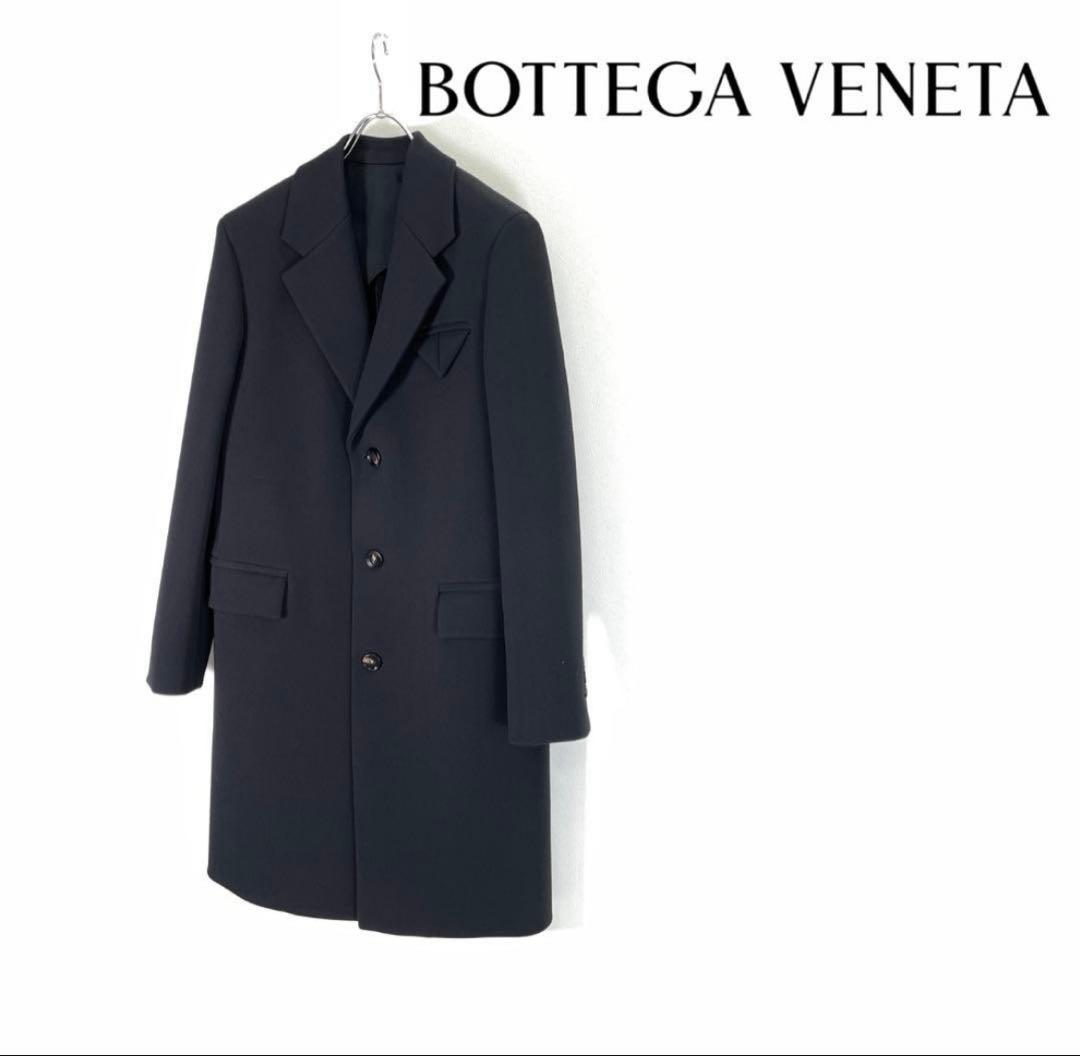 BOTTEGA VENETA ボッテガヴェネタ シングルブレストコート　ブラック