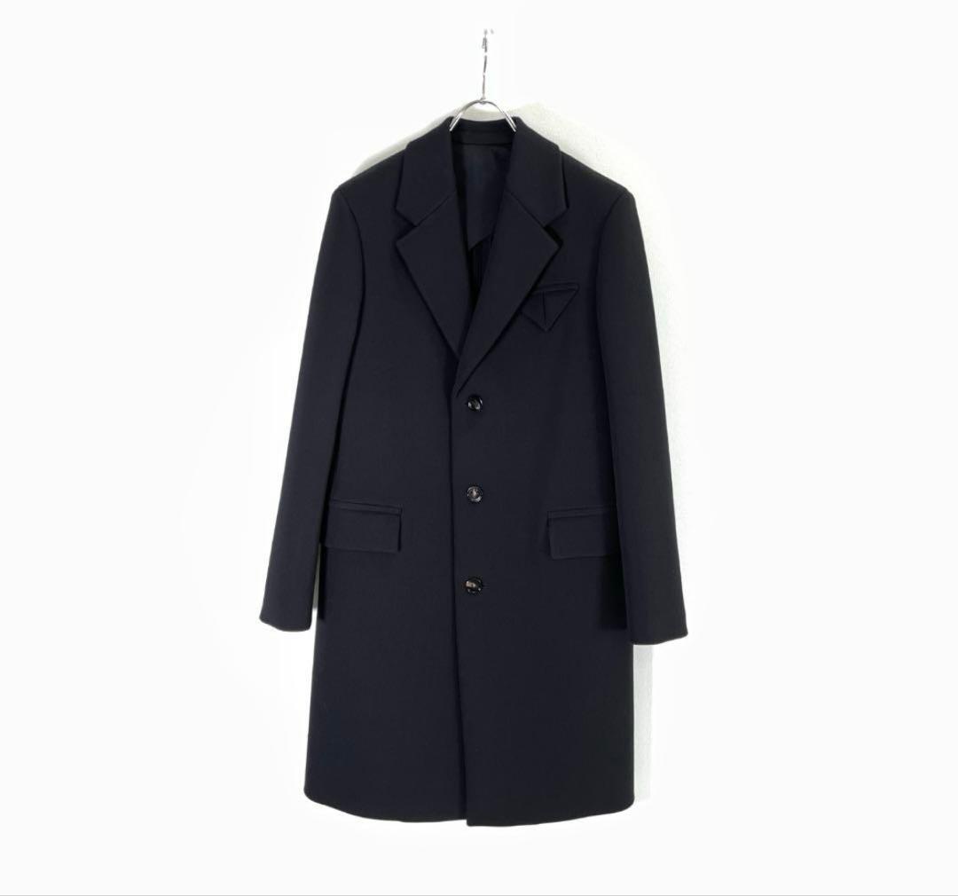 BOTTEGA VENETA ボッテガヴェネタ シングルブレストコート　ブラック