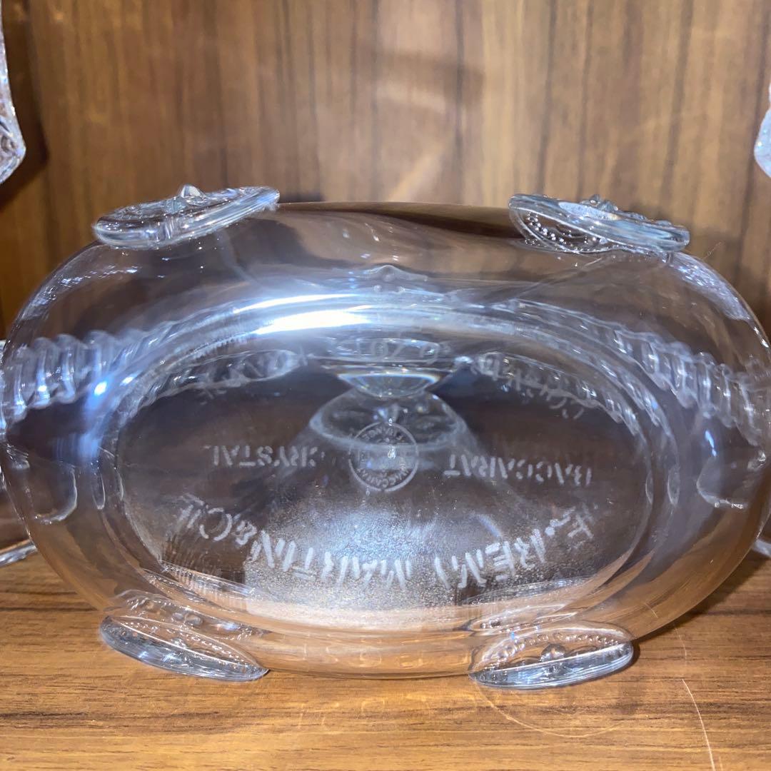 レミーマルタン ルイ13世 空ボトル（バカラ製）＋クリスタルグラス2脚 セット