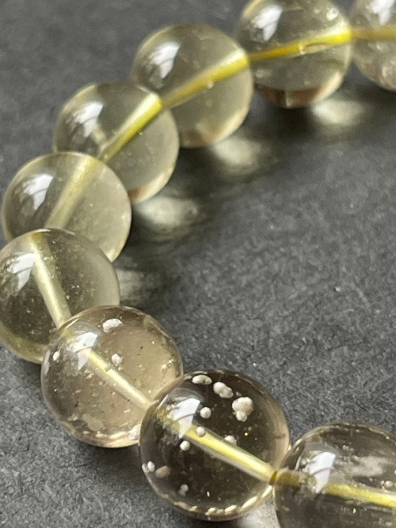 リビアングラス　10.6〜11.1㎜　ブレスレット