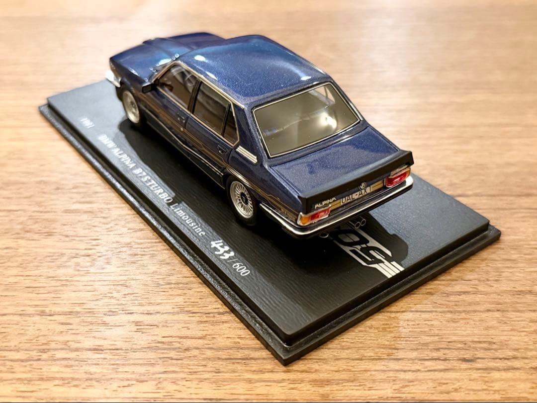 新品 1/43 アルピナ純正 スパーク アルピナ B7Sターボ アルピナブルー