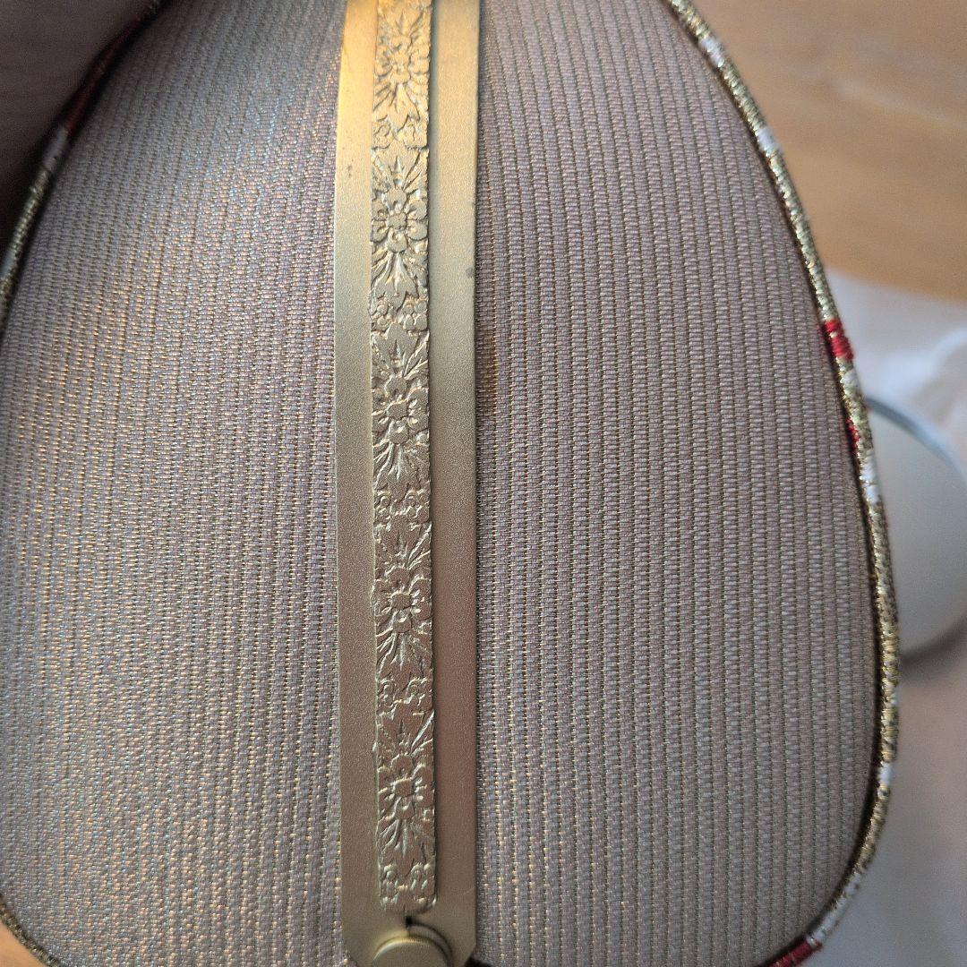 卒業式、成人式　振袖用金色花柄ハンドバッグと草履セット