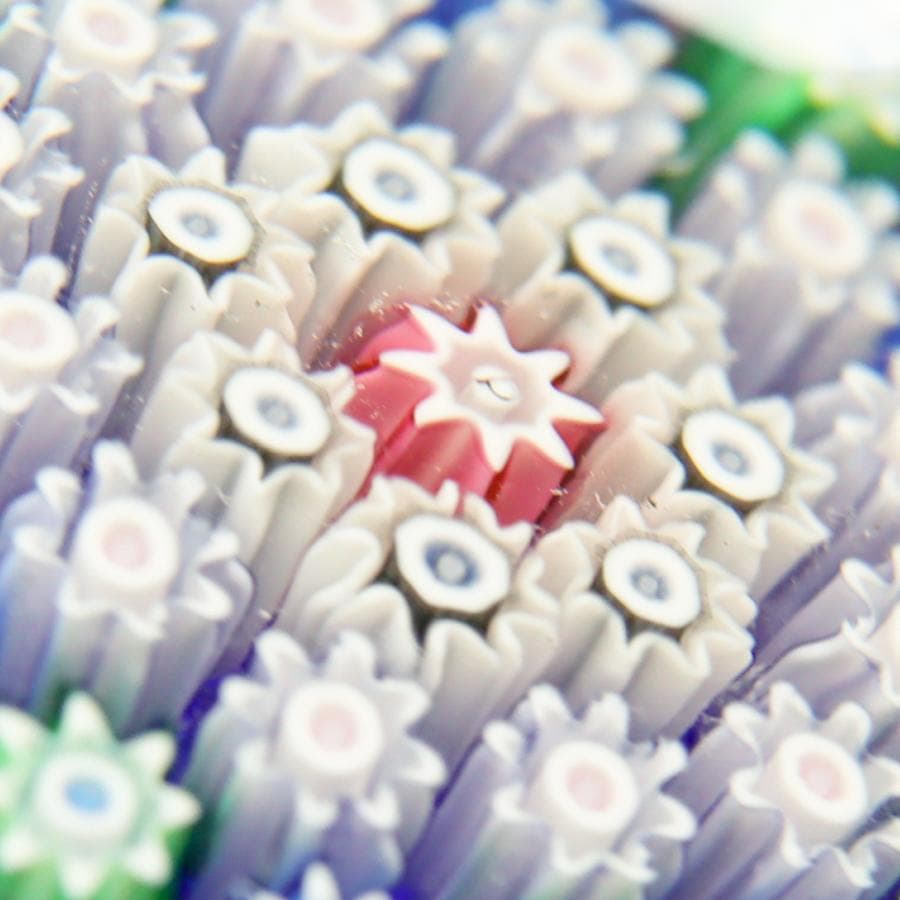 パースシャー Star Pattern 八芒星 ミルフィオリ ペーパーウエイト