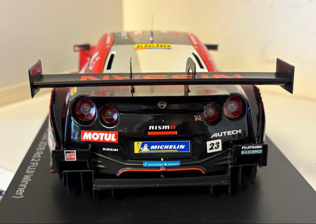 日産/スカイライン/GT-R/ミニカー/NISMO/限定/1/18/エブロ/優勝