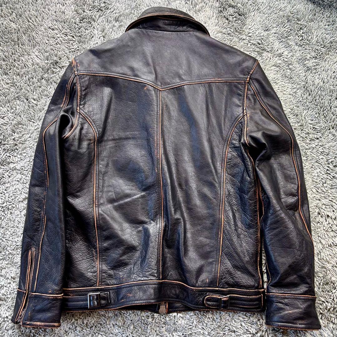 【美品・希少】ジャックローズ × カラーズ 武装戦線 ライダースジャケット XL