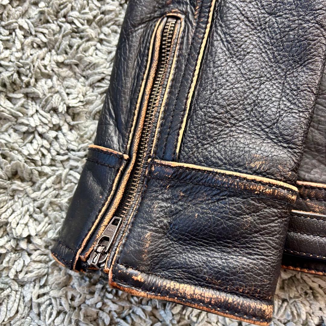 【美品・希少】ジャックローズ × カラーズ 武装戦線 ライダースジャケット XL