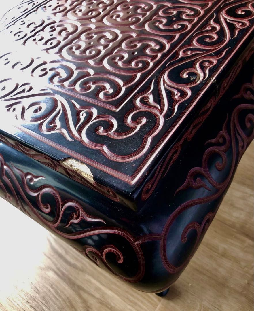 宣徳年製 花台 骨董古美術 卓 香炉台 仏像台 華道具 茶道具 茶室 床の間