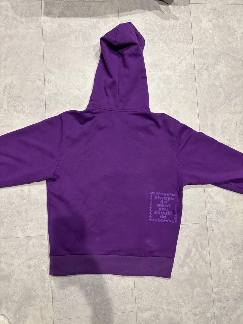 スケートボード always do what you should do zip up hood