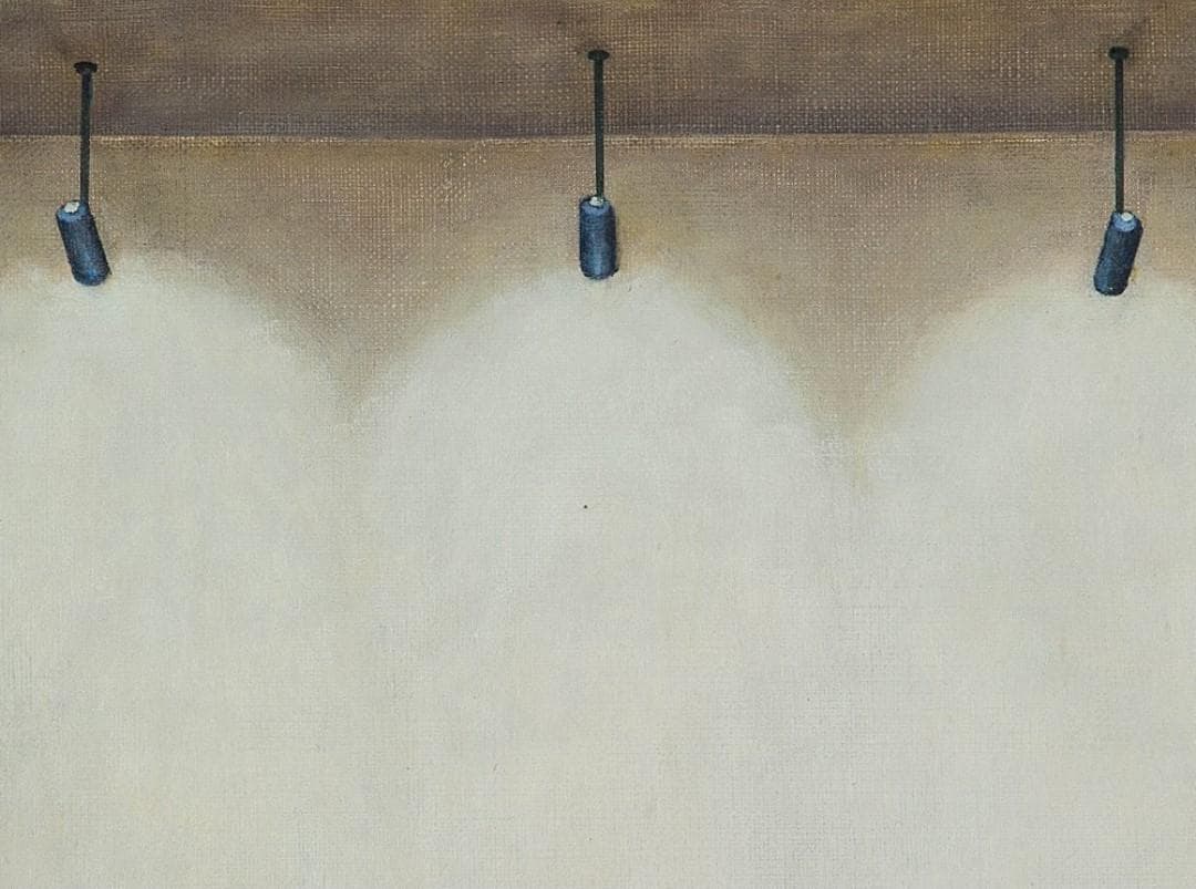 【美術館級作品】相笠昌義「見る人」油彩6号