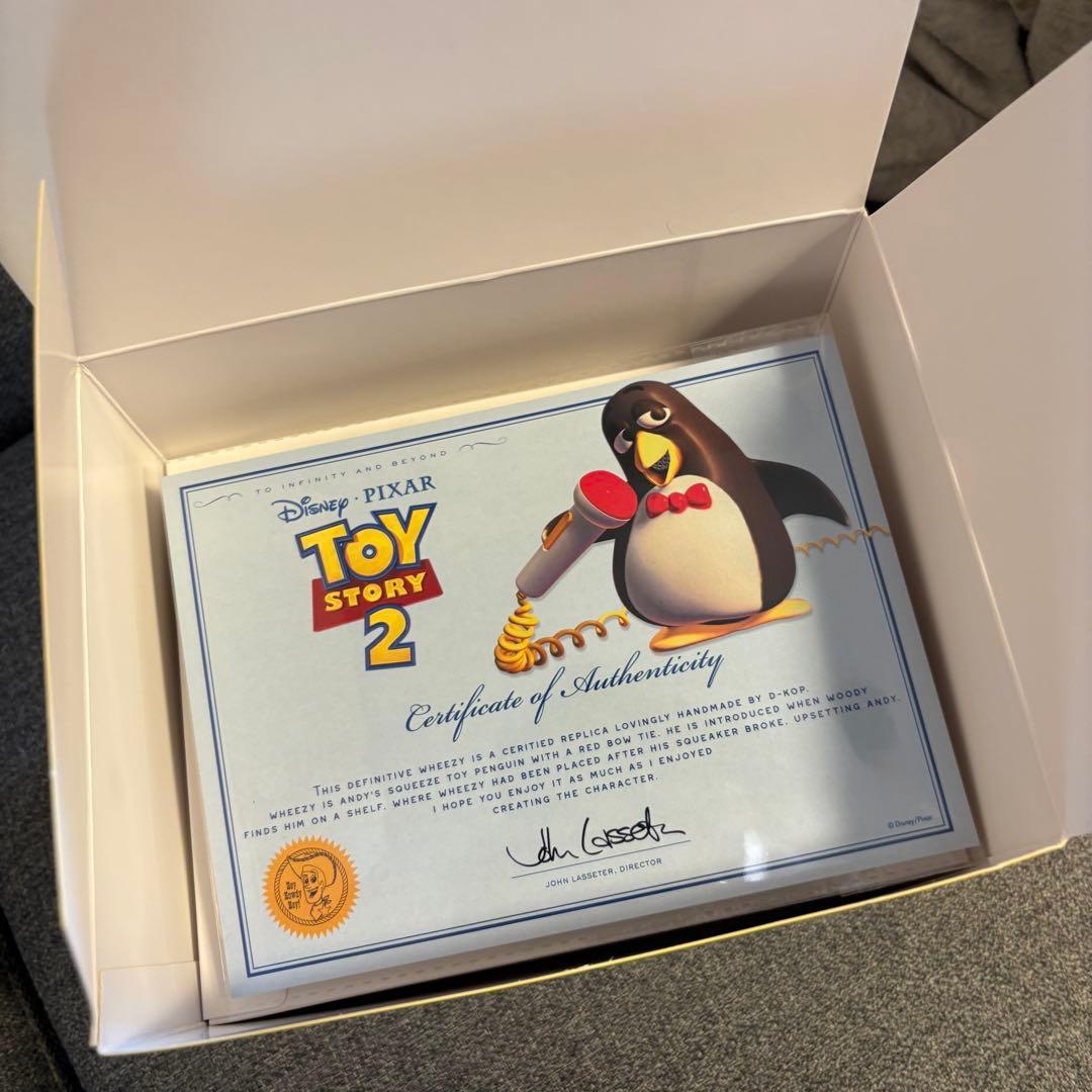 トイストーリー ウィージー フィギュア スクイーズ 証明書付き 等身大 海外