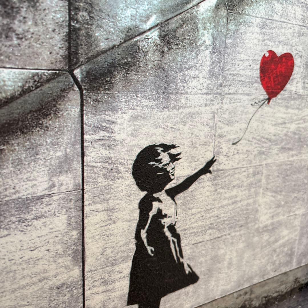 バンクシー　アートポスター　赤い風船