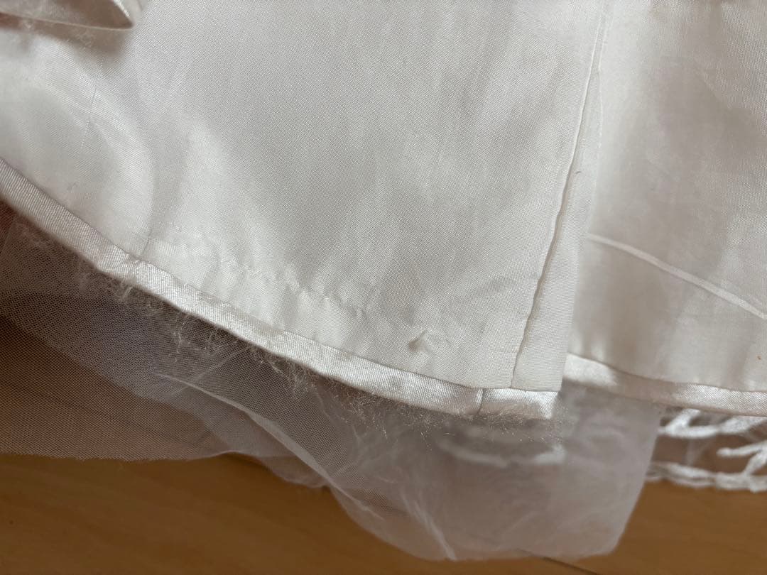 刺繍 ウェディングドレス　前撮り　マーメイドドレス