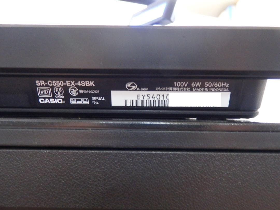 9101 設定無料 SR-C550-EX-4S CASIO レジスター 軽減税率