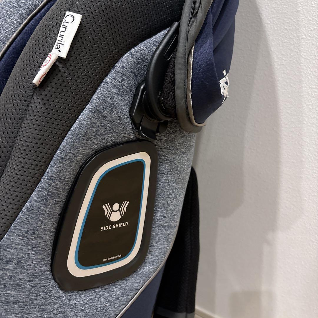 Aprica クルリラプラス　360° セーフティ　チャイルドシート ネイビー