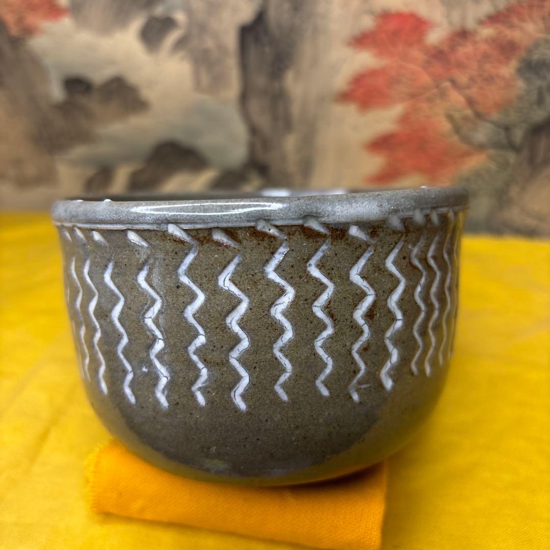 古美術 唐津 　茶碗 江户時期　時代箱　 希少 1061