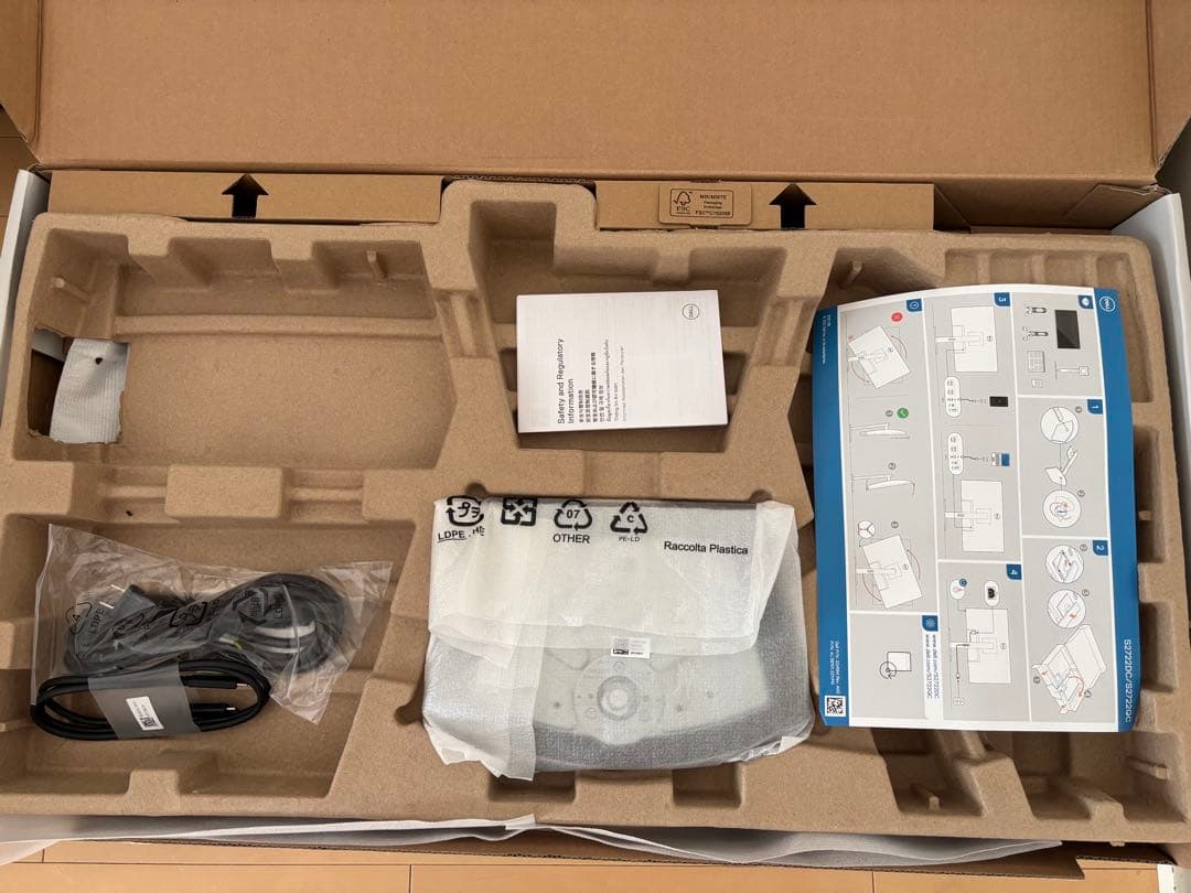 DELL S2722QC 27インチ モニター 本体 & 付属品