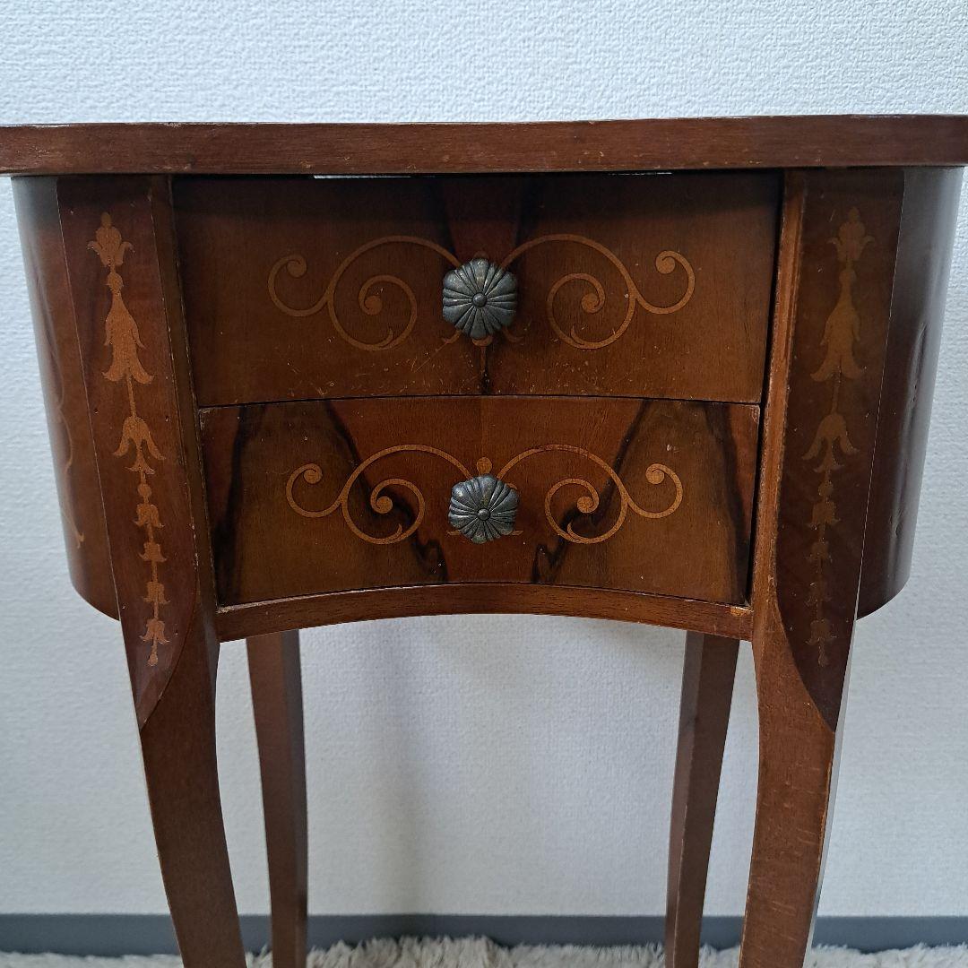 u*1様 ♡象嵌細工 　ロココ調　アンティーク　コンソール♡