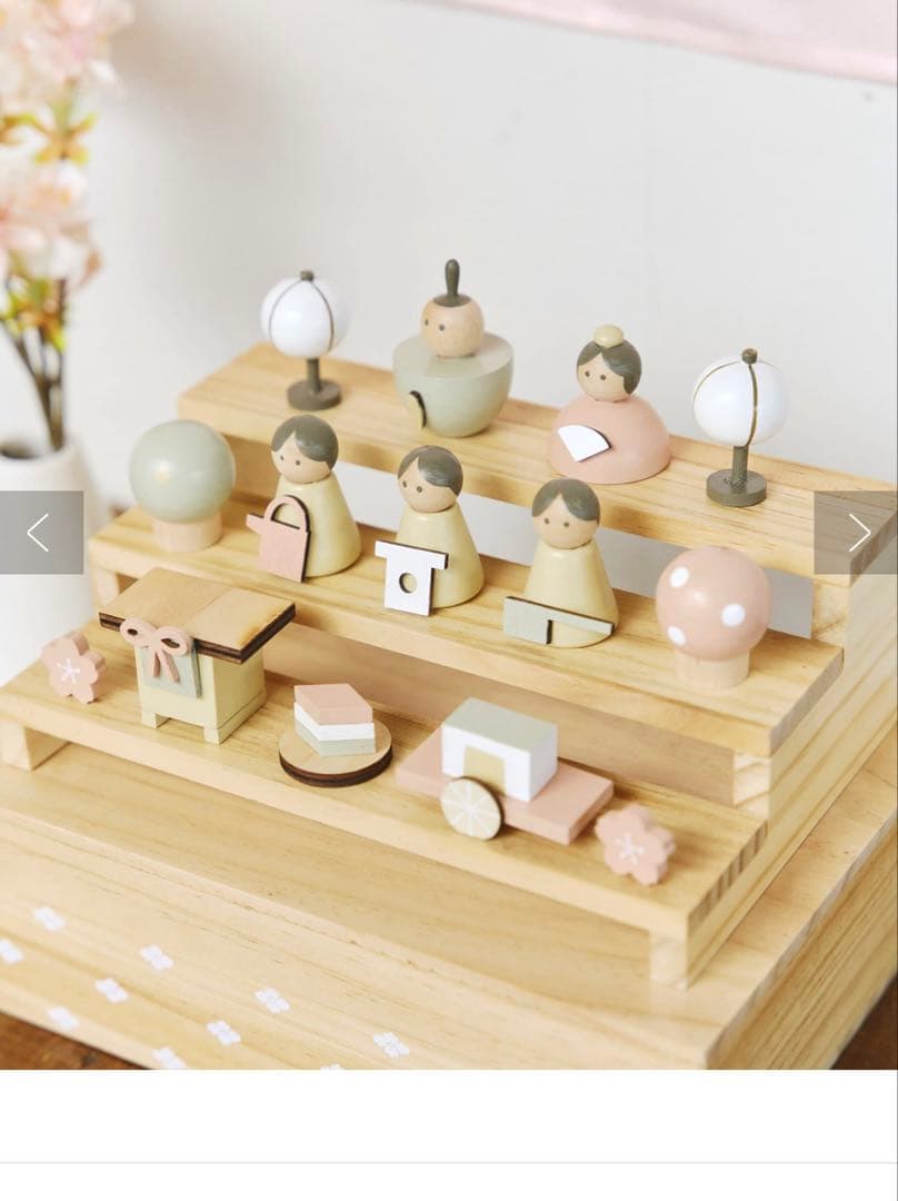 salut! 収納できる雛人形セット/ひなまつり