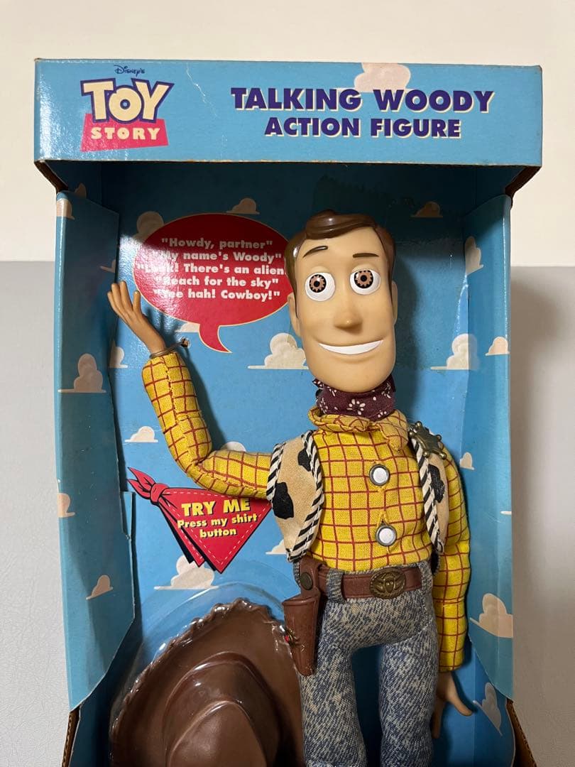 トイ・ストーリー TOYSTORY トーキング ウッディ初期　ボタン