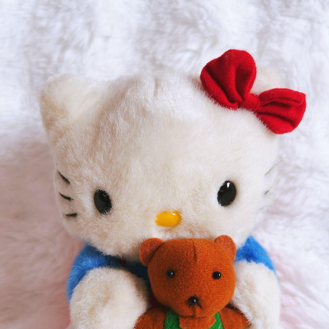 希少レア　ハローキティ　ぬいぐるみ　タイニーチャム　1996 平成レトロ　当時品