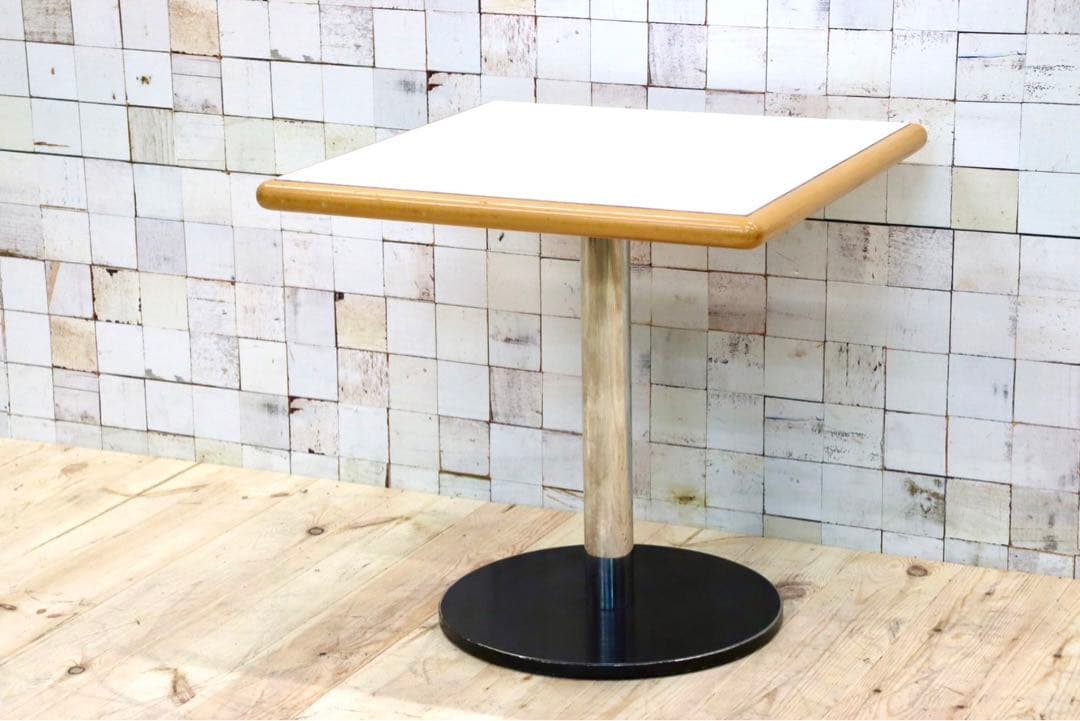 GMGK564E○阪急百貨店 レトロ カフェテーブル サイドテーブル スクエアテ