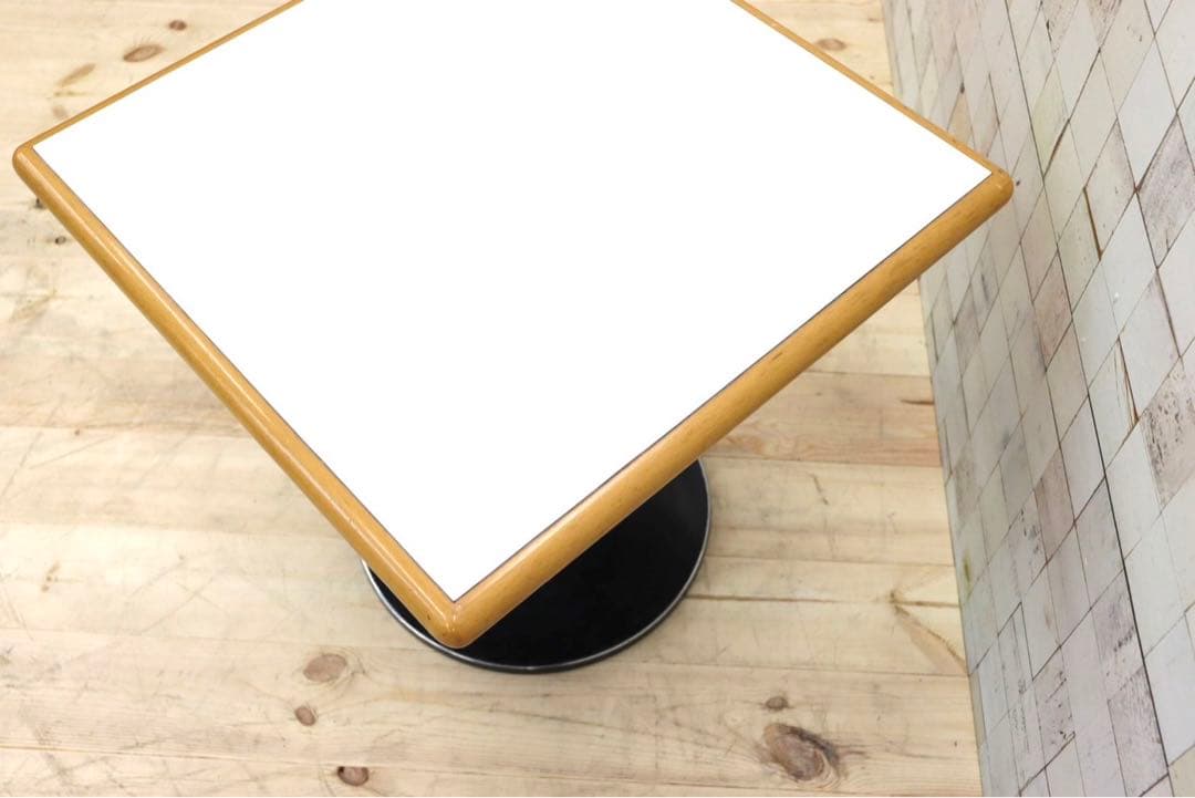 GMGK564E○阪急百貨店 レトロ カフェテーブル サイドテーブル スクエアテ