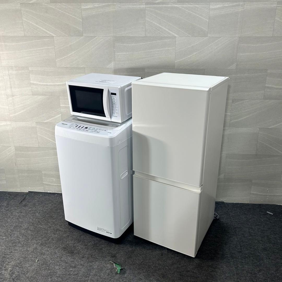 生活家電3点セット 冷蔵庫 洗濯機 電子レンジ d4037 家電セット 高年式