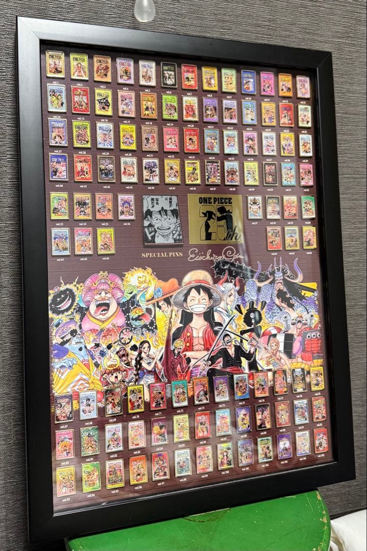 『ＯＮＥ　ＰＩＥＣＥ』連載２５周年記念　額装ピンズセット　［１巻～１０５巻］