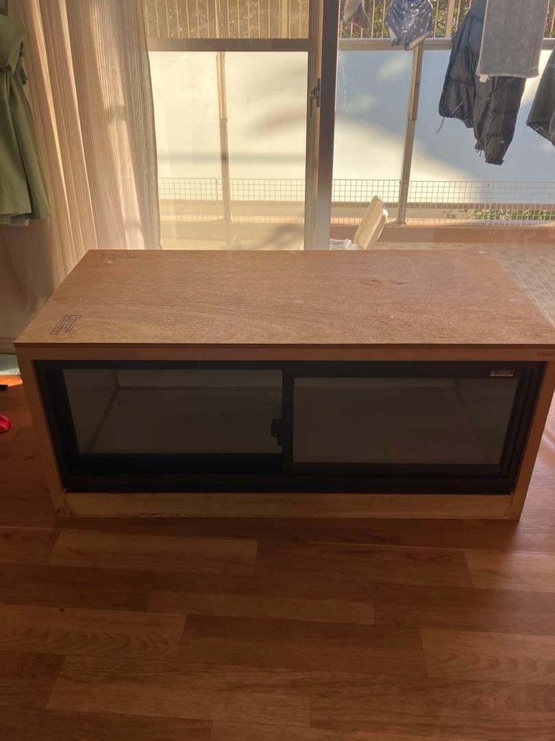 Ｆ＆K爬虫類アルミサッシ木製ケージ w1200×D600×H500