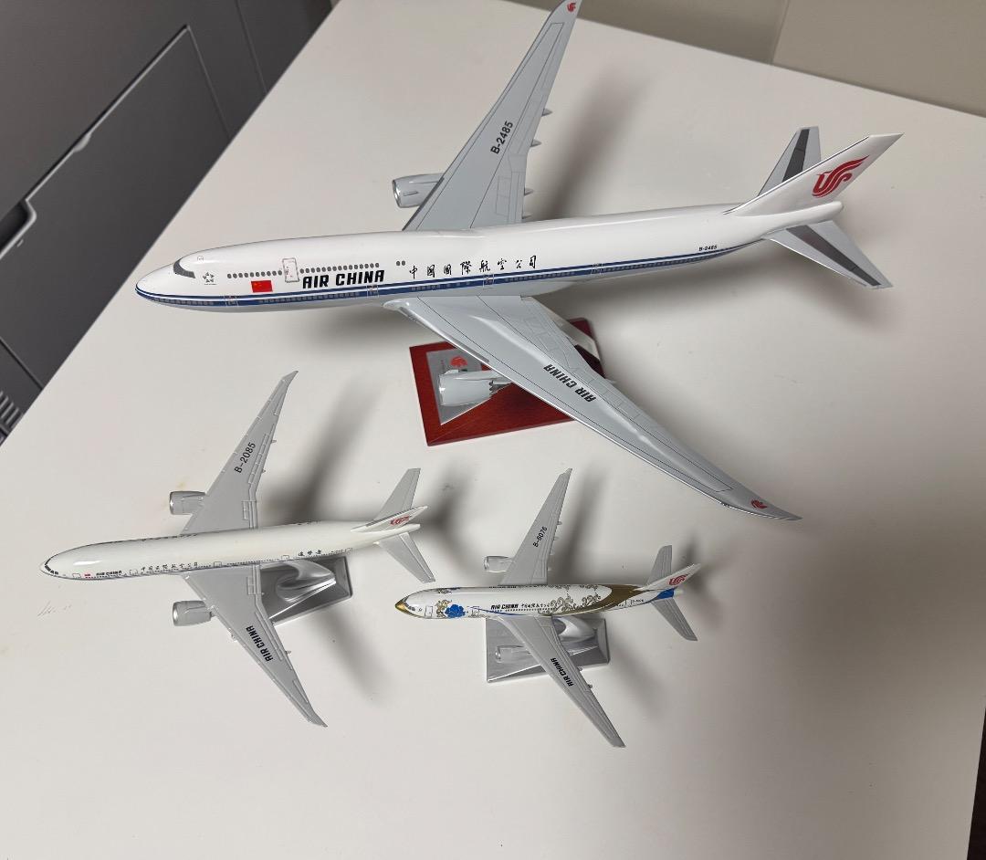 Air China（中国国際航空） 飛行機モデル 3点セット