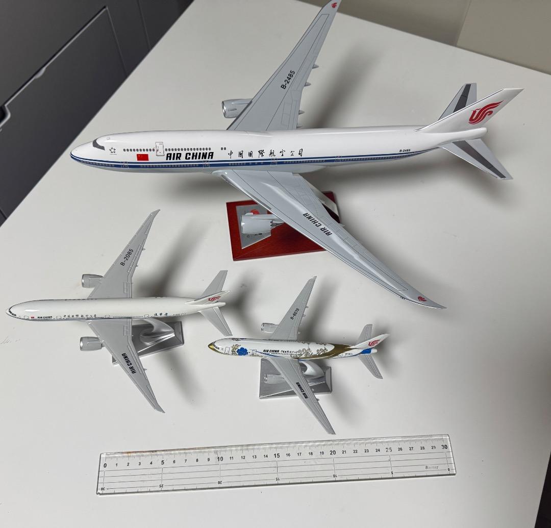Air China（中国国際航空） 飛行機モデル 3点セット