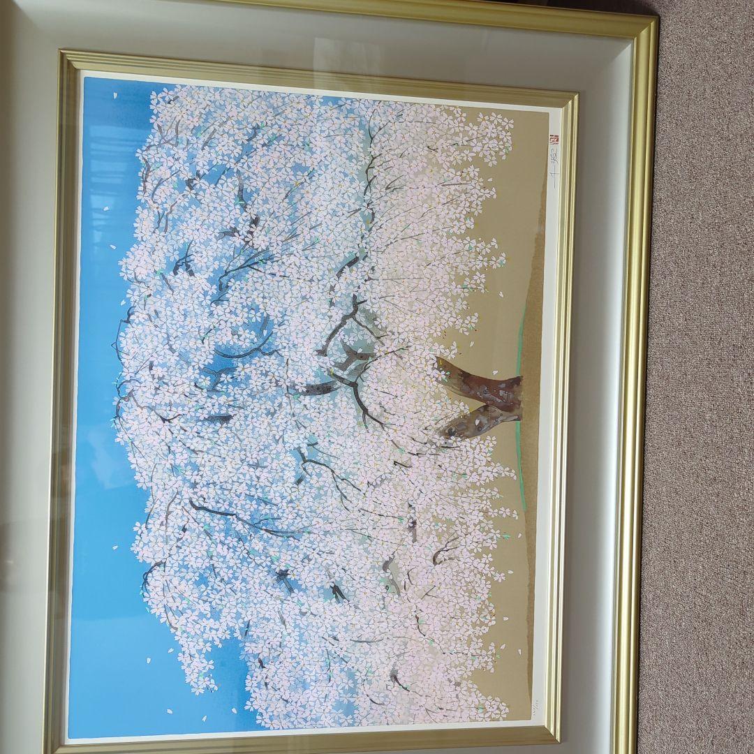 中島千波「高台寺の枝垂桜」