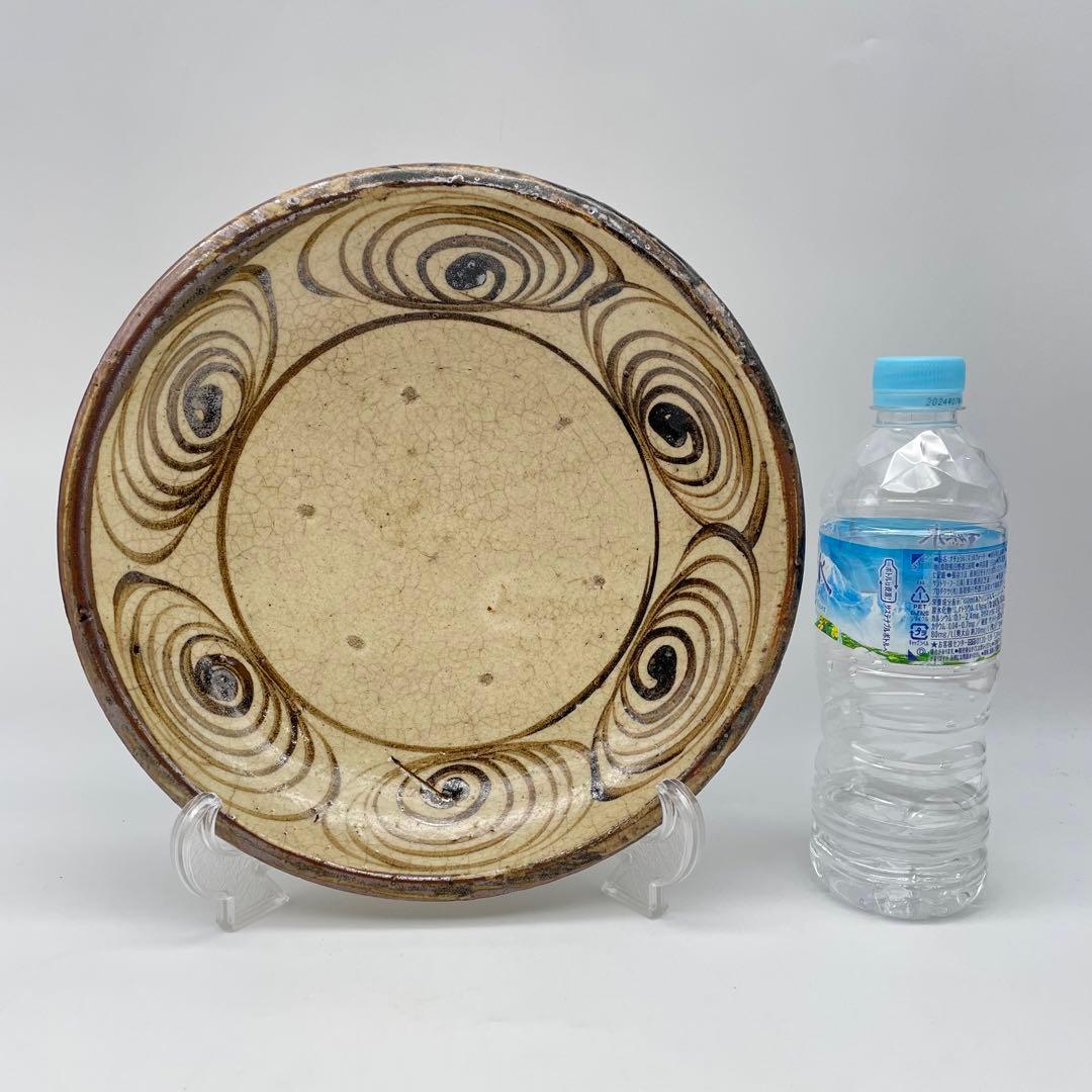 瀬戸焼　渦巻鉢　馬の目皿　飾り皿　大皿　大鉢　アンティーク　骨董