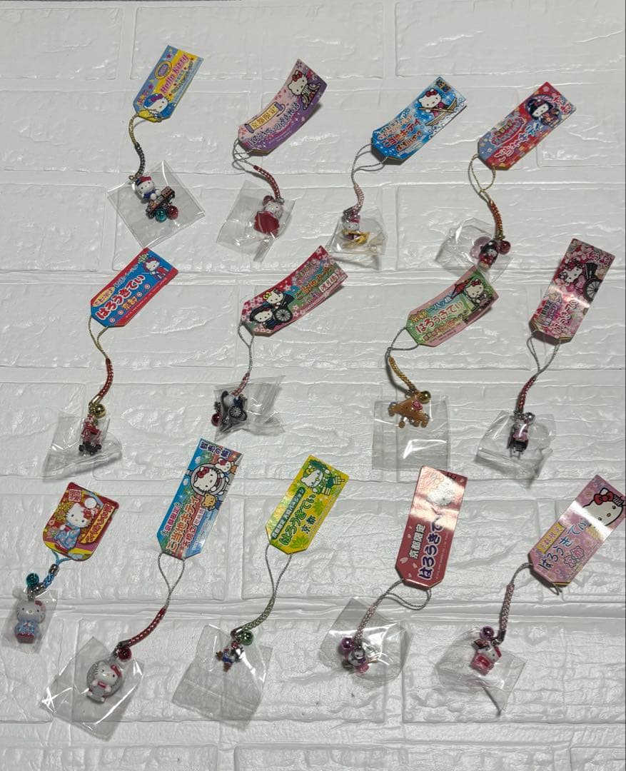 最終値下げハローキティご当地キティストラップ13個セット（バラ売り不可）京都限定