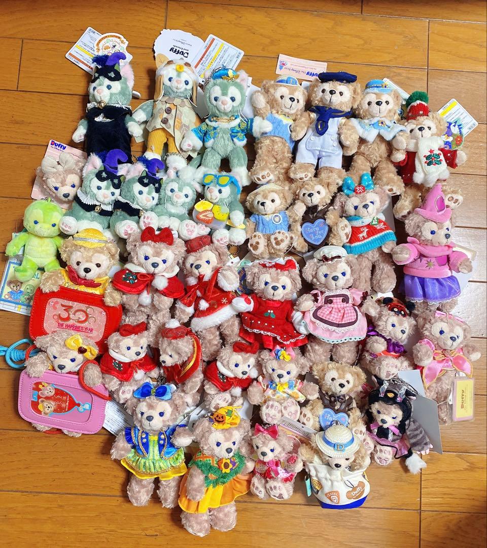 即購入◎ ダッフィーフレンズ ぬいぐるみバッジ ぬいぐるみストラップ まとめ売り