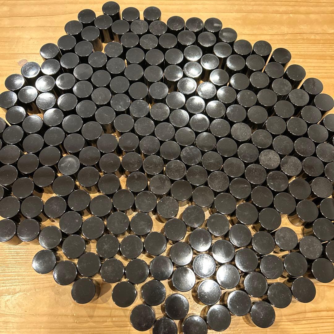 掛け軸用軸先　プラスチック製9分　222個(111巾)セット