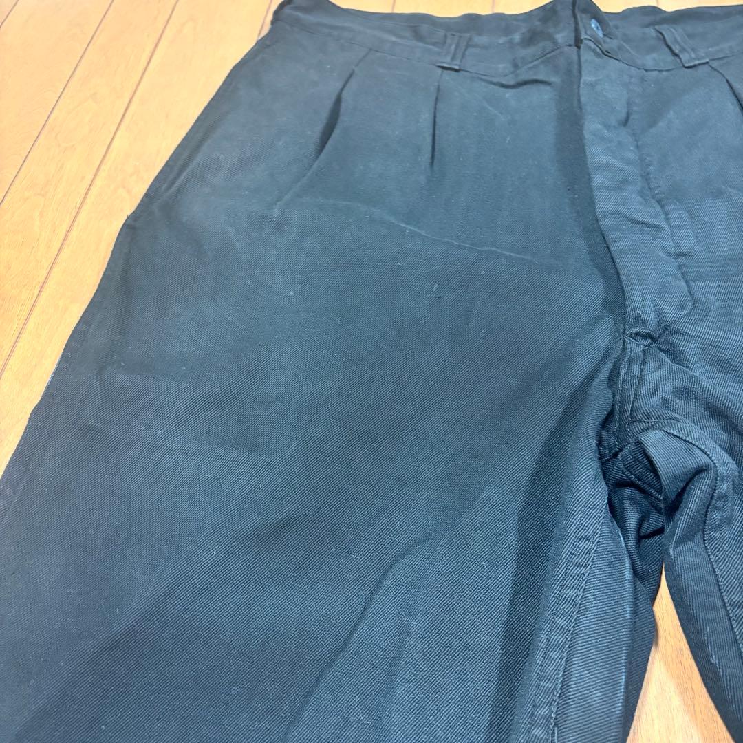 実物 本物 M52チノ パンツ デッドストック 35 フランス軍 黒染め