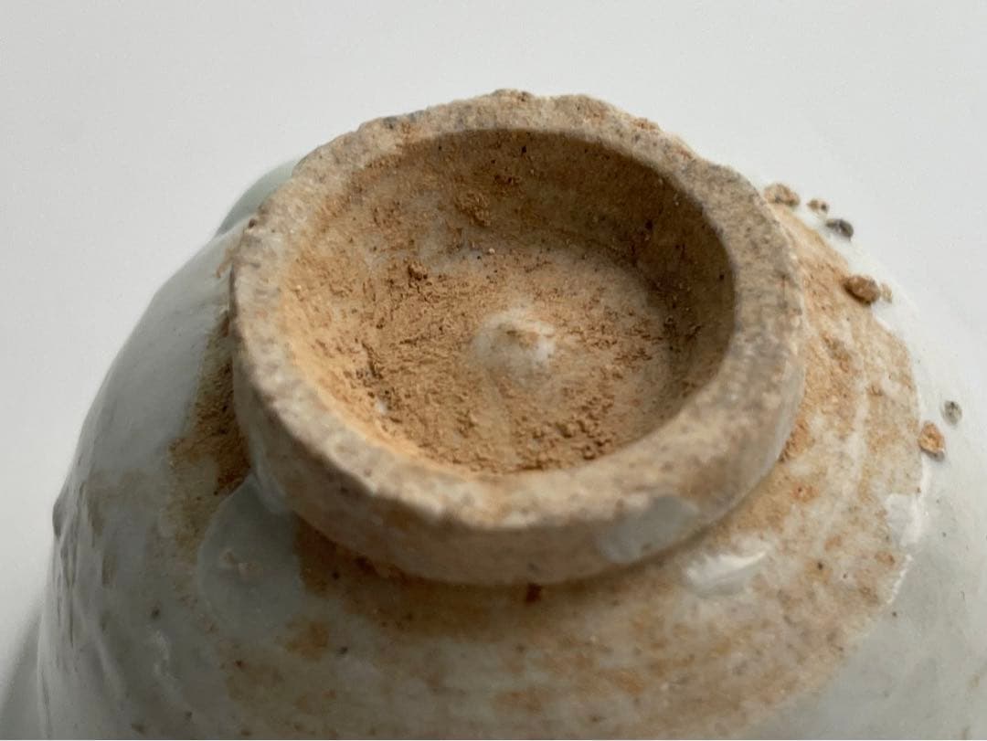 骨董　アンティーク　初期伊万里　白磁盃　杯　酒器　酒盃　残欠　出土　発掘