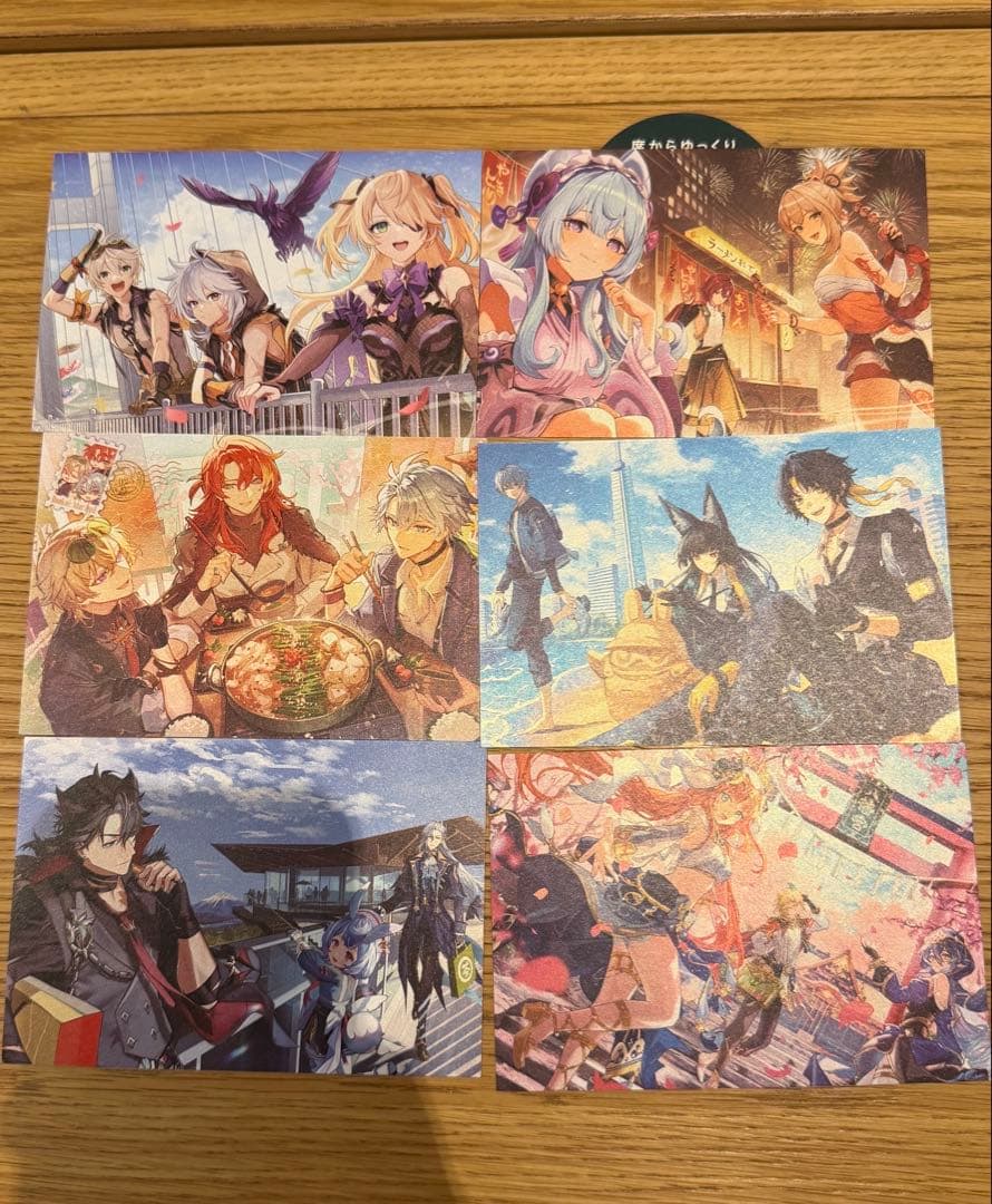 崩壊スターレイル スタレ ゼンゼロ 原神 ポストカード 20枚セット
