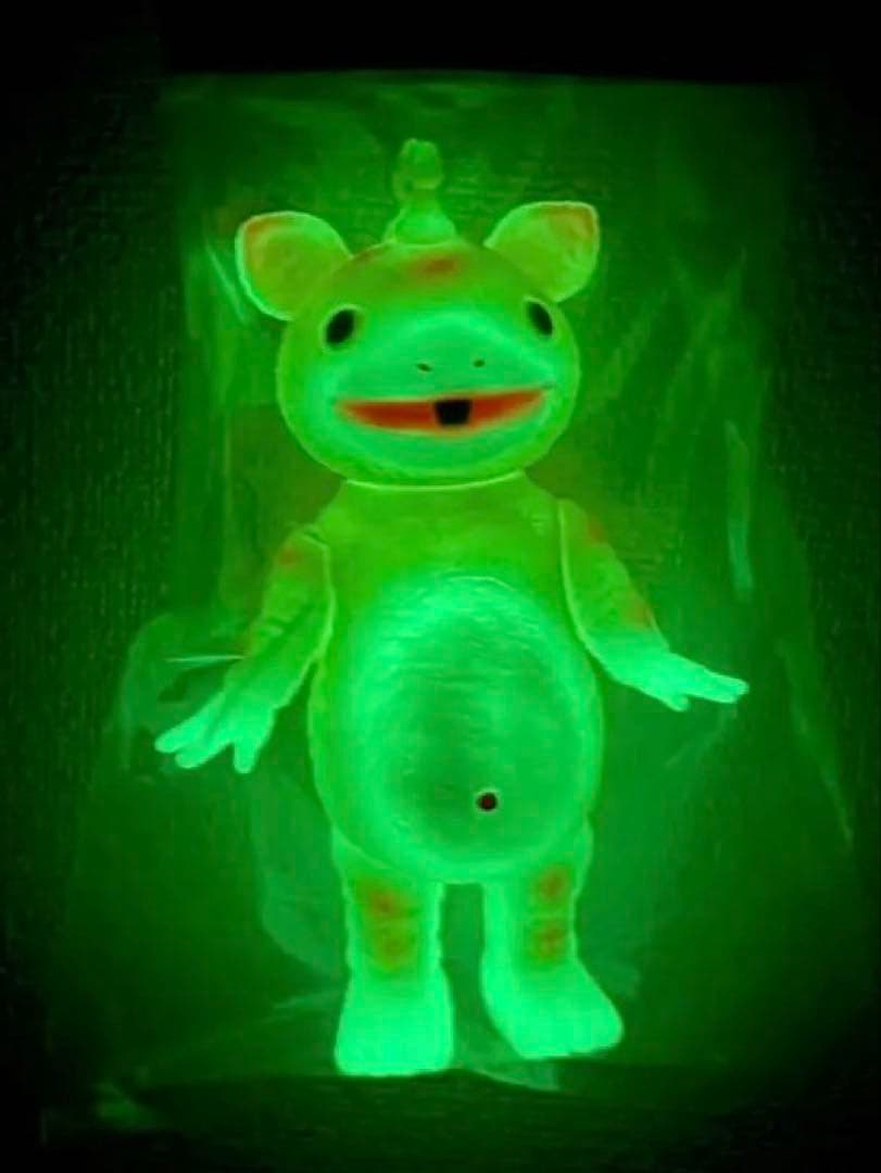 ブースカ　ソフビ　蓄光　ブルマァク 復刻　23センチ　シオシオのパー　GID