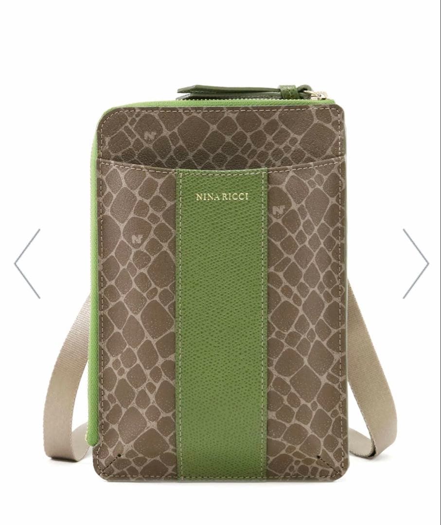 NINA RICCI スマホショルダーバッグ　グレインヌーボーパース