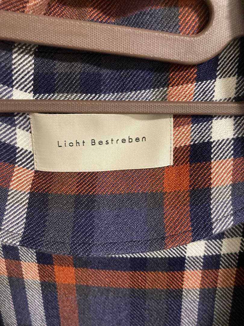 licht bestreben チェック　シャツブルゾン　2