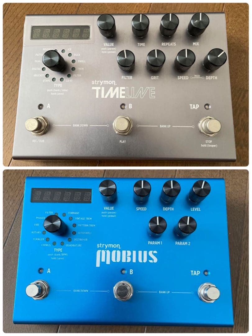 Strymon MobiusとTIMELINEのセット