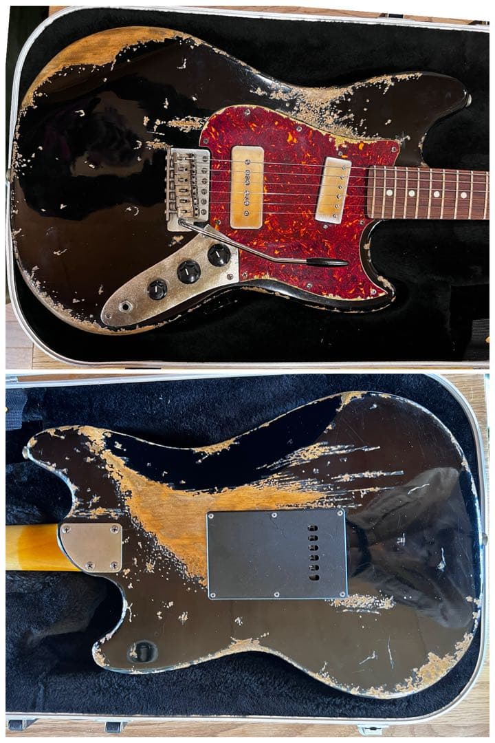 ハードレリックオフセットムスタングボディ/サイクロン ミニハム&P-90タイプ