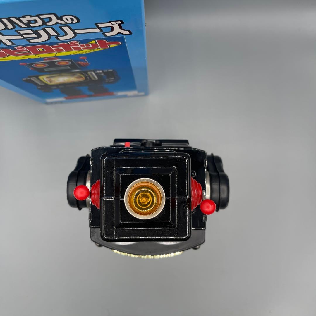 【希少・作動確認済】メタルハウスのロボットシリーズ　テレビロボット