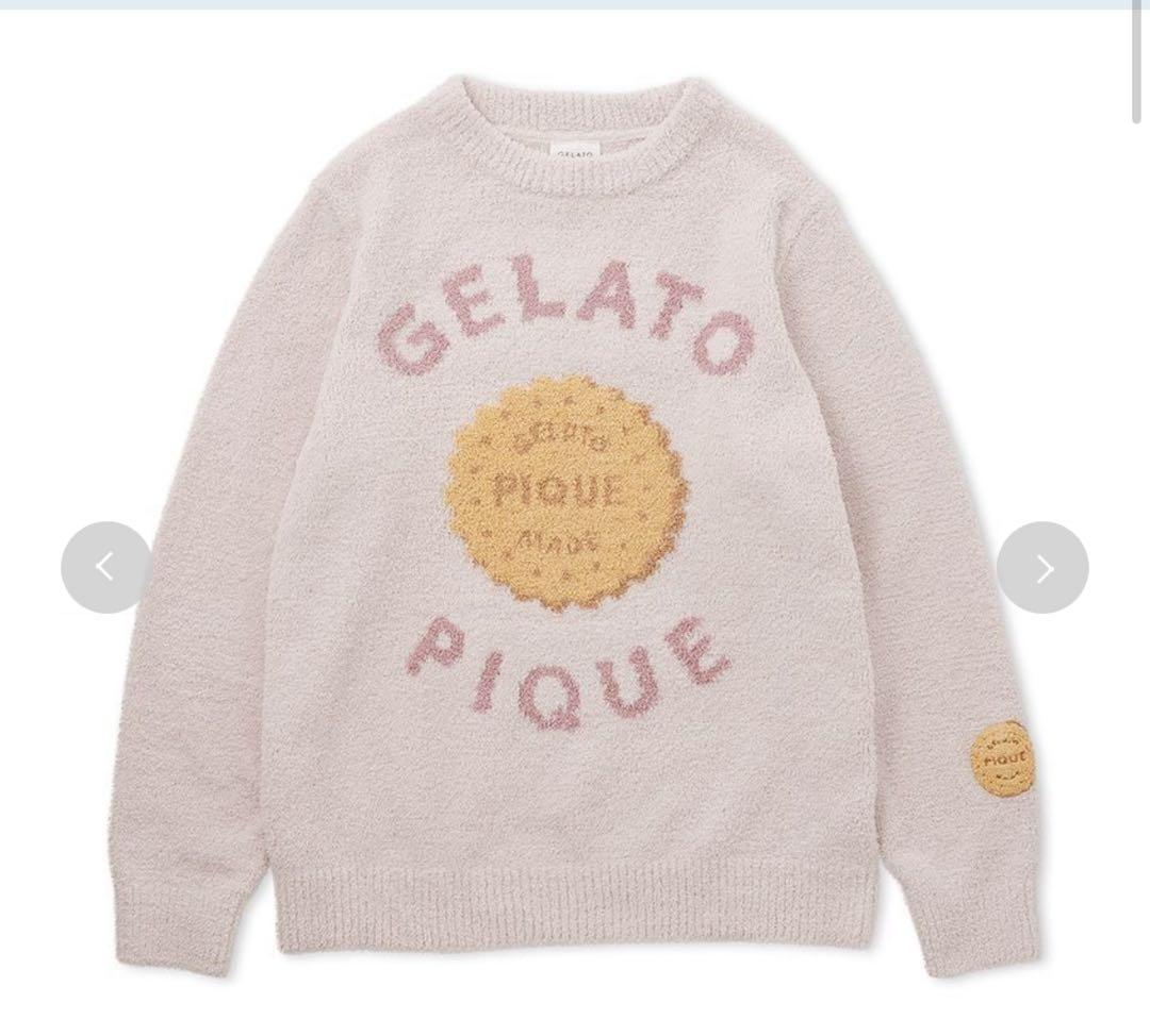 ジェラートピケ パウダービスケットジャガードプルオーバー&ロングパンツ
