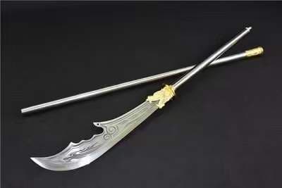 新型：関雲長（ゴールド） 古兵器 武具　刀装具　模造刀 居合刀 長尺