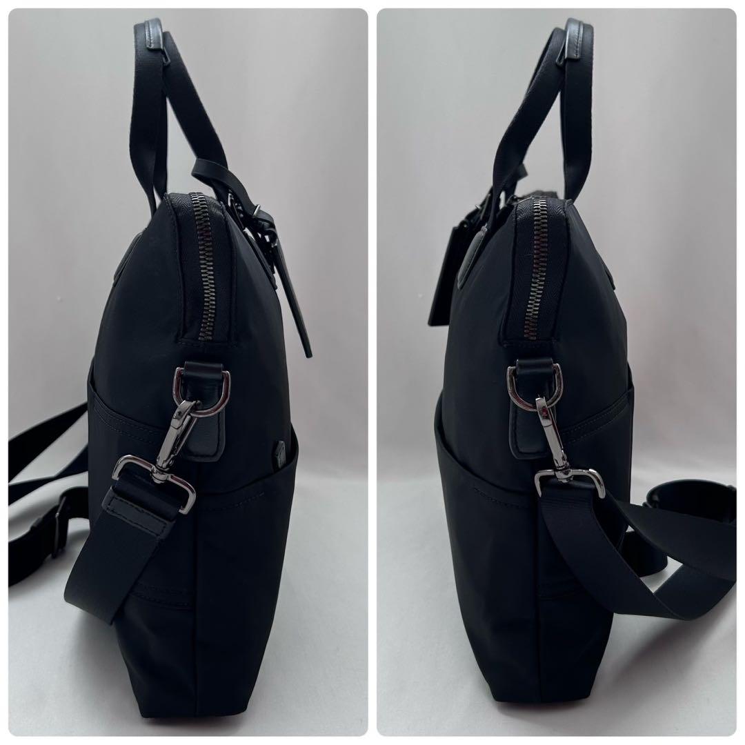 トゥミ　TUMI ビジネスバッグ　ブラック　ナイロン　本革　レザー　2way