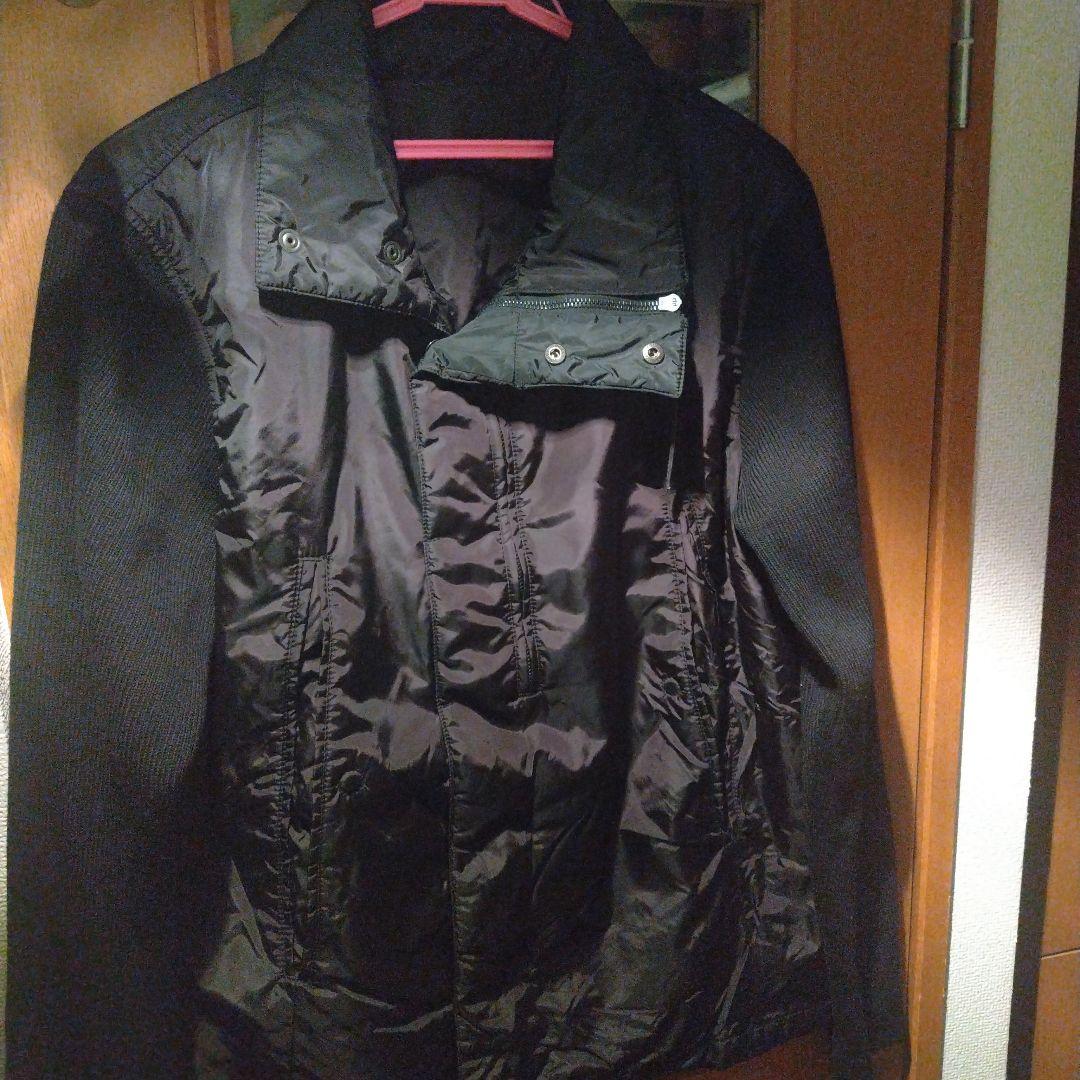 断*君様 プラダ 2WAY 中綿 ニット切替 ナイロン ジャケット A8107